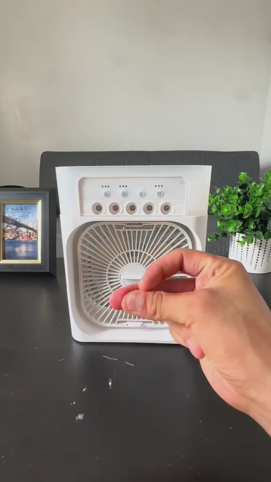 BreezeBox™ | 5-in-1 Portable Cooling Fan